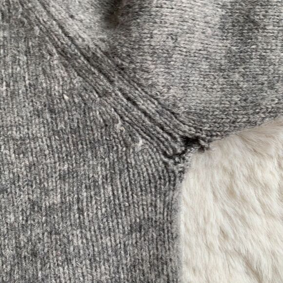 Alexandra‎ Bartlett 100% Lambswool Zip Cardigan Hoodie Sweater size medium - Picture 11 of 11